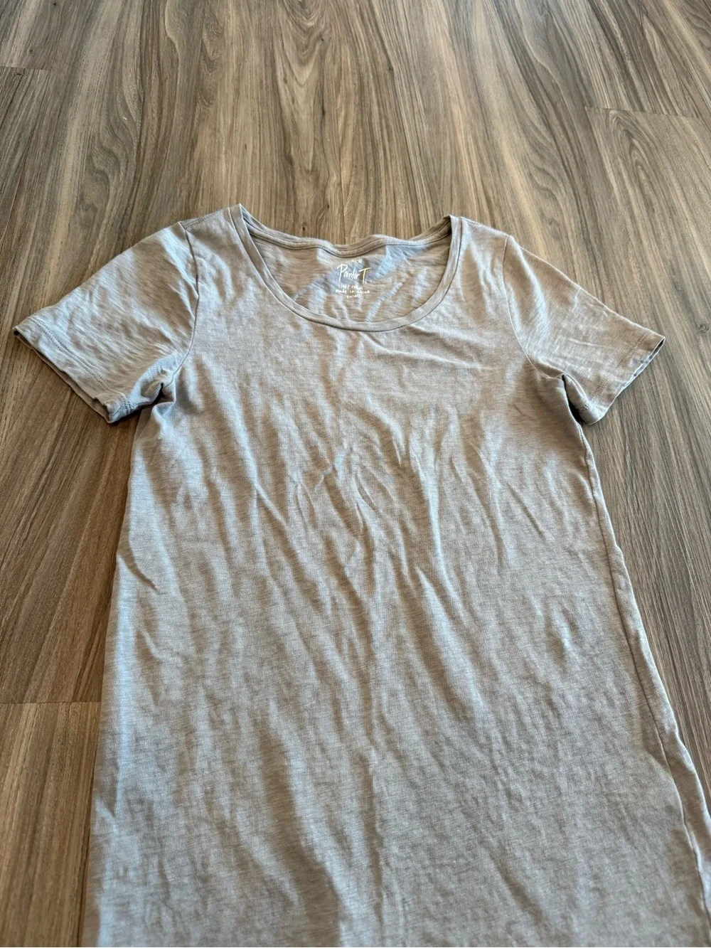 J. Crew Painter T Light Gray Short Sleeve 100% Cotton Crewneck Tee